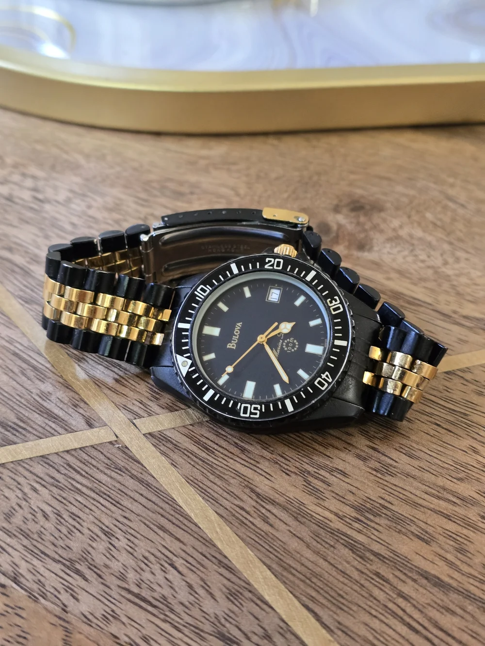 Bulova wristwatch black